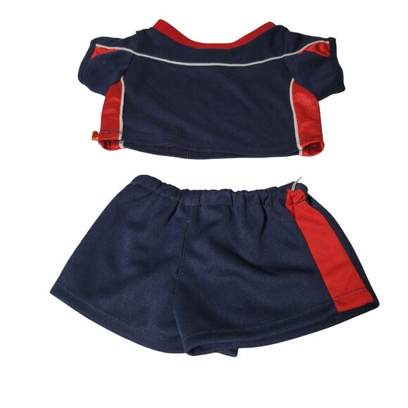 Build a Bear Soccer Uniform Cleats Ball Jersey Shorts Outfit for Plush Animals - Picture 2 of 9